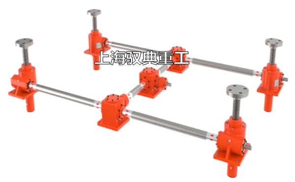 SWL絲桿升降機(jī)平臺四臺聯(lián)動實(shí)物圖